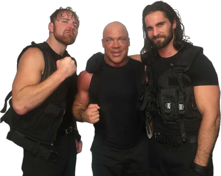 Dean Ambrose 11 X 14 Art Kurt Angle In The Shield Png Dean Ambrose Png