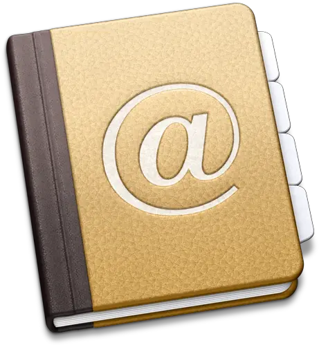 Address Book Integration U2013 Contact List Faqs Unibox Mac Os X Address Book Icon Png Email Client Icon