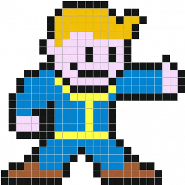 Fallout Boy Wall Decals Stickaz Pixel Art Fallout 4 Png Fall Out Boy Transparent