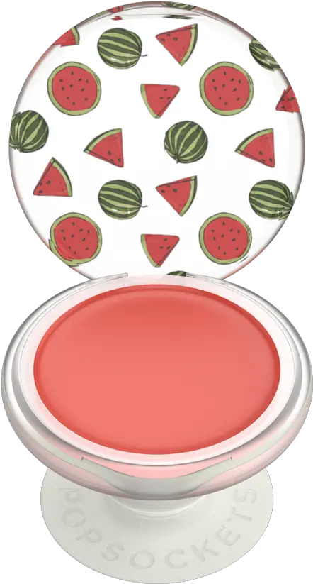 Popgrip Lips Watermellionaire Popsockets Official Popsocket Met Lippenbalsem Png Snapchat Blushing Face Icon