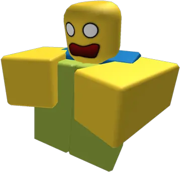 Noob Scared Transparent Scared Roblox Noob Png Roblox Noob Png