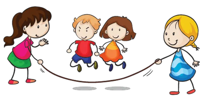 Children Clipart Transparent Background Skipping Cartoon Png Children Transparent Background