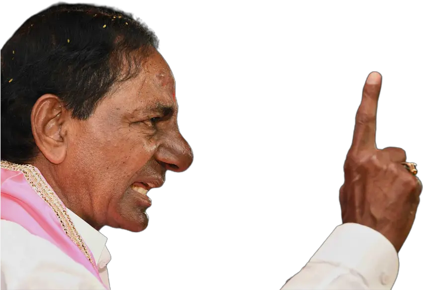 K Chandrashekhar Rao Transparent Background Image For Free Hand Png Ear Transparent Background