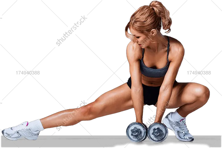 Girl Stretchingdumbbellswatermarkpng U2013 Warrior Pride Fitness Transparent Gym Girl Png Workout Png