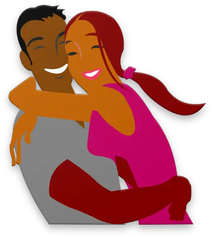 Hug Me Love Stickers Apk 104 Download Apk Latest Version Black Couple Cartoon Png Hug Icon