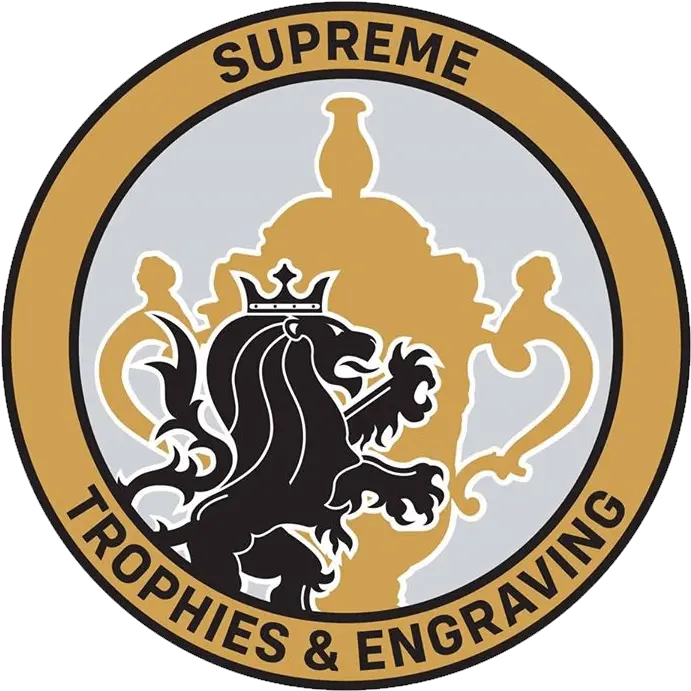 Engraved Trophies Supreme U0026 Engraving Emblem Png Supreme Logo Png