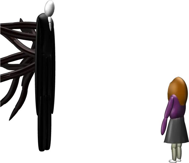 Download Slenderman Cartoon Full Size Png Image Pngkit Cartoon Slender Man Transparent