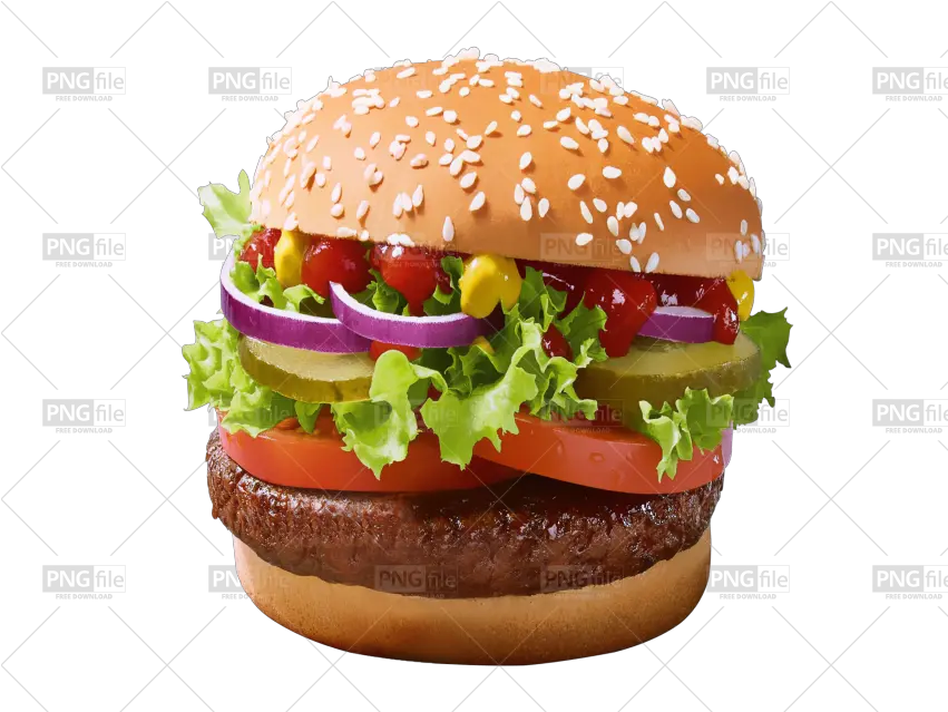 Chicken Berger Png Free Download Photo 66 Pngfilenet Buffalo Burger Bun Png