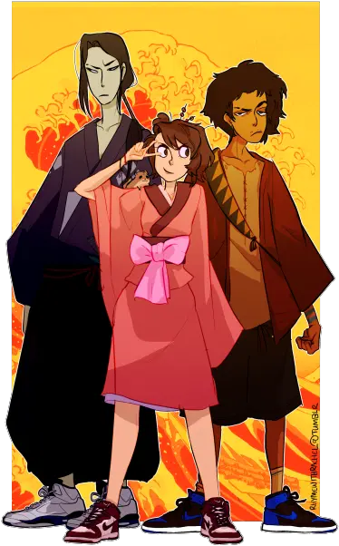 Download Samurai Champloo Transparent Full Size Png Image Fuu Samurai Champloo Samurai Transparent