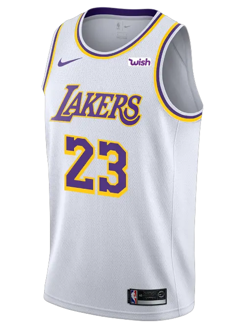 Los Angeles Lakers Lebron James 2018 19 Association Edition Swingman J Lakers Lebron James Jersey Png Lebron James Png