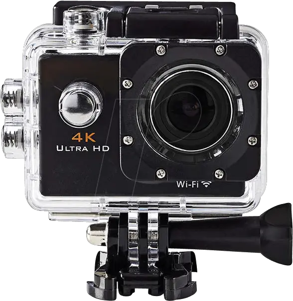 Action Cam Ultra Hd 4k Wifi Waterproof Case Nedis Action Camera Ultra Hd 4k Wifi Case Png 4k Png