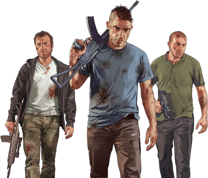 Rockstar Games Social Club Gta V Characters Png Gta V Transparent