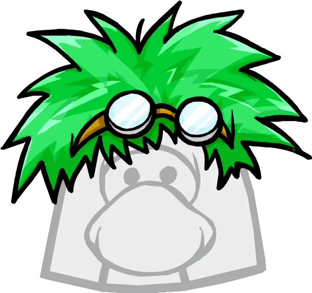 Hair Clipart Crazy Wig Club Penguin Hair Png Crazy Hair Png