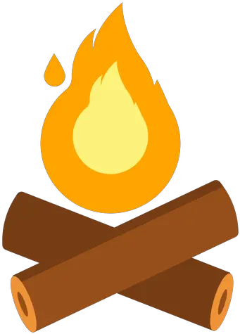 Fire Campfire Log Flat Transparent Png U0026 Svg Vector File Log Fire Png Campfire Transparent Background