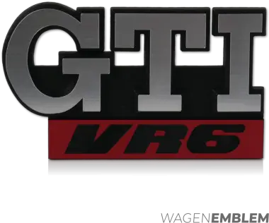 Gti Vr6 Front Grille Badge Golf 2 Vr6 Emblem Png Badge Logo