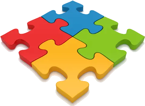 4 Puzzle Pieces 4 Puzzle Pieces Png Puzzle Piece Png