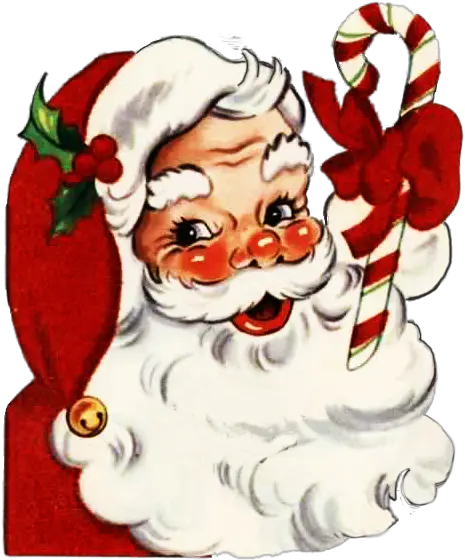 Old Fashioned Santa Clipart Png Face