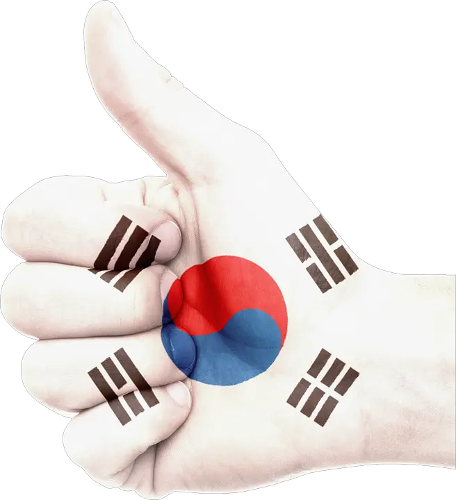 Free Photos South Korean Flag Search Download Needpixcom Free Png Hand With Thumb Up South Korea Flag Painted Png Korean Flag Png