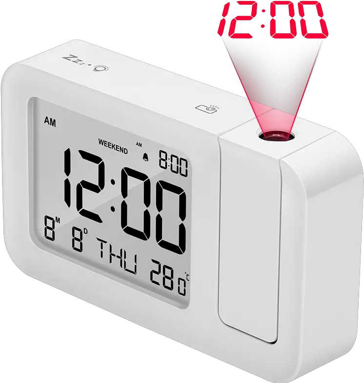 Led Digital Projection Bedroom Student Multi Function Alarm Clock Projector Multifunction Alarm Clock Unique Homedecor Ii50nz Mares Nemo Sport Png Digital Clock Png