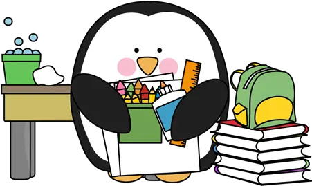 Penguin Class Substitute Pinguins Pinguim Desenho School Penguin Clipart Png Teacher Clipart Transparent Background