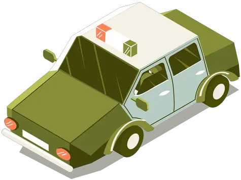 Isometric Transport Police Car Transparent Png U0026 Svg Model Car Police Car Png