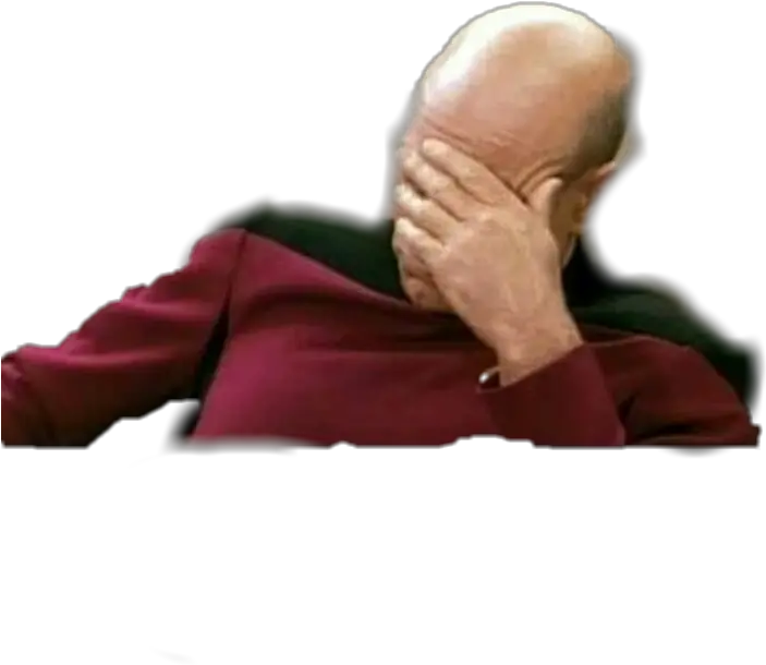 Download Hd Star Trek Facepalm Png Face Palm Png