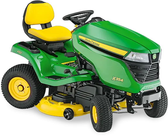 John Deere X354 Lawn Tractor With 42 Edge Xtra Mulch Deck John Deere Toy Tractors Png John Deere Tractor Png