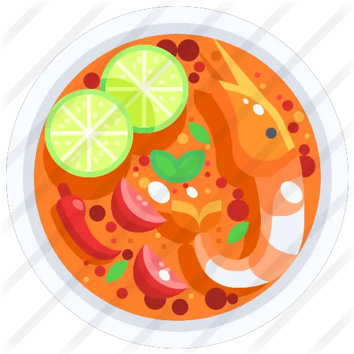 Thai Food Tom Yum Goong Icon Png Food Icon Png