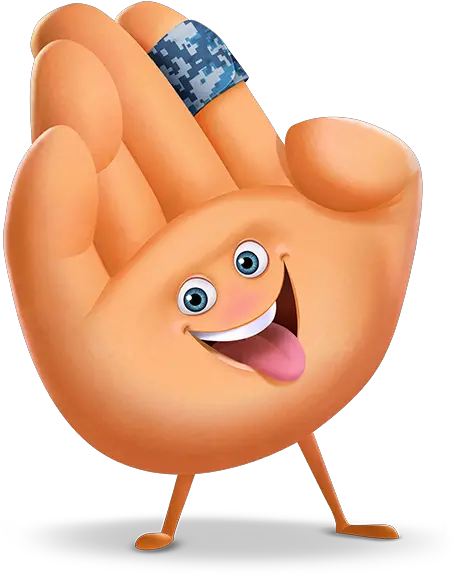 Hi 5 From The Emoji Movie Emoji Movie Emoji Emoji Birthday Emoji Movie Main Character Png Phone Emoji Png