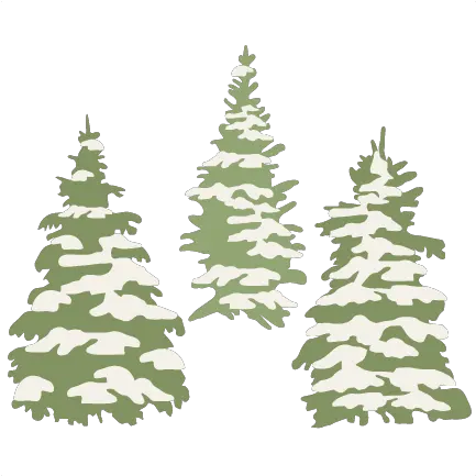 Download Winter Tree Set Svg Scrapbook Title Cut Winter Trees Vector Clipart Png Pine Trees Png