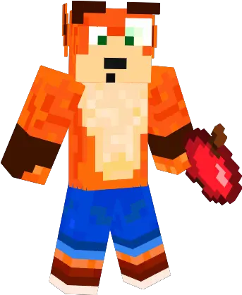 Crash Bandicoot Nova Skin Crash Bandicoot Minecraft Skin Png Crash Bandicoot Png