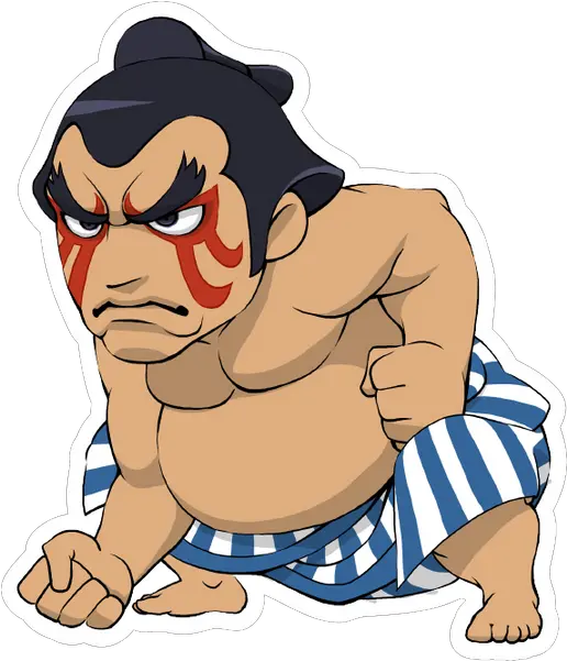 Street Fighter Chibi Kawaii Vinyl 4 Stickers U2013 Arcade Shock Personajes De Street Fighter G Honda Png Ultra Street Fighter Iv Icon