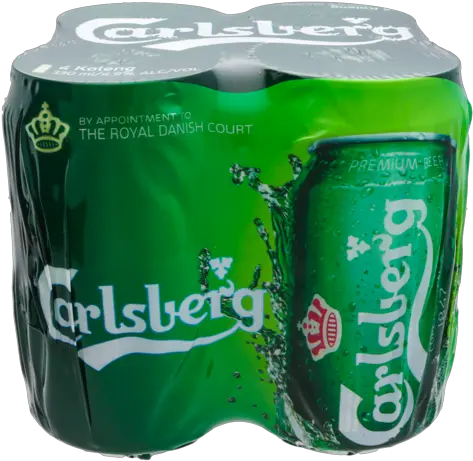 Carlsberg Beer Can 4 X 330 Ml Carlsberg Png Beer Can Png