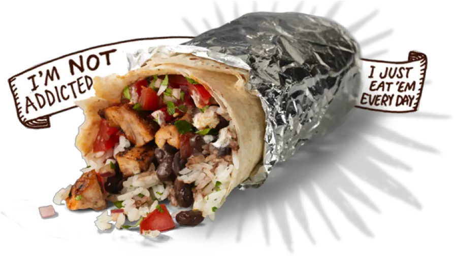 Bates Creative Chipotle Chicken Burrito Png Chipotle Icon