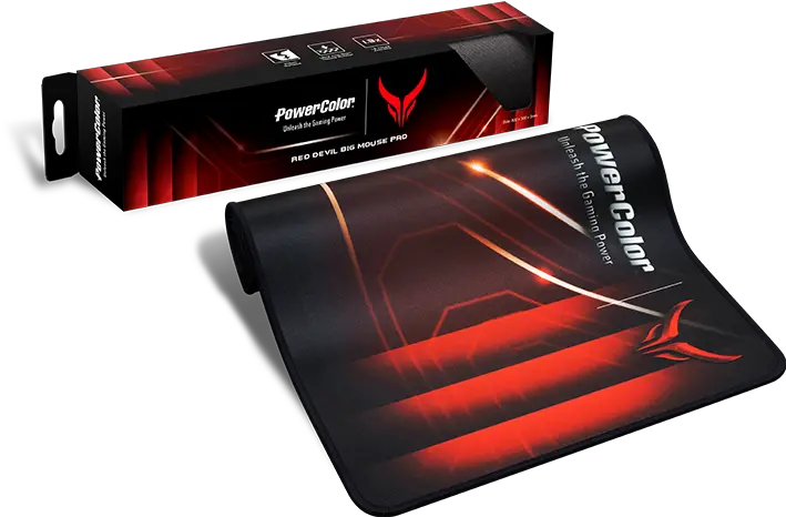 Powercolor Red Devil Gaming Mouse Pad Powercolor Png Gaming Mouse Icon