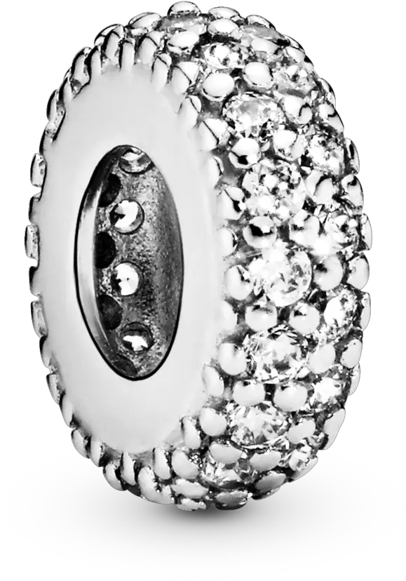 Pavé Inspiration Spacer Hk Pandora Online Store Espaceur Ligne Scintillante Pandora Plaqué Or Rose Png Sparkle Transparent