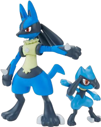 Pokemon Riolu U0026 Lucario Model Kit Set Lucario Model Kit Png Lucario Icon