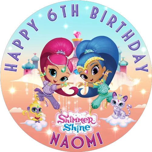 Shimmer Shine Shimmer And Shine Topper Png Shimmer And Shine Png