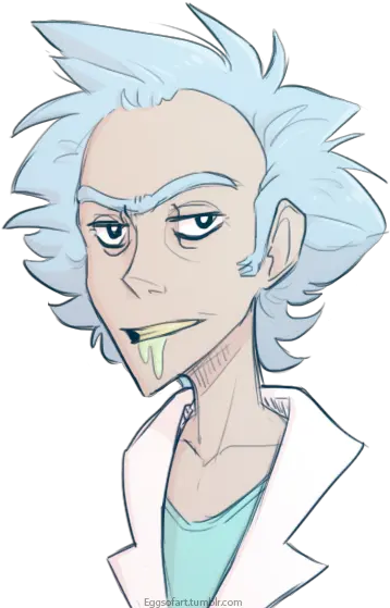 Download I Drew A Rick Sanchez Rick Sanchez Png Image With Cartoon Rick Sanchez Png