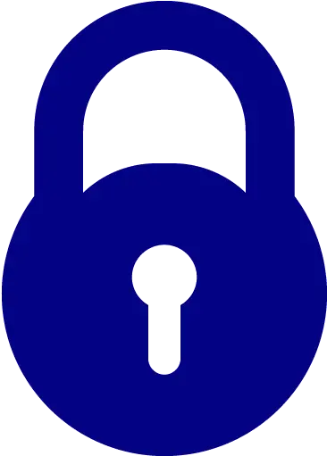 Navy Blue Lock Icon Free Navy Blue Lock Icons Lock Icon Black Png Folder With Lock Icon