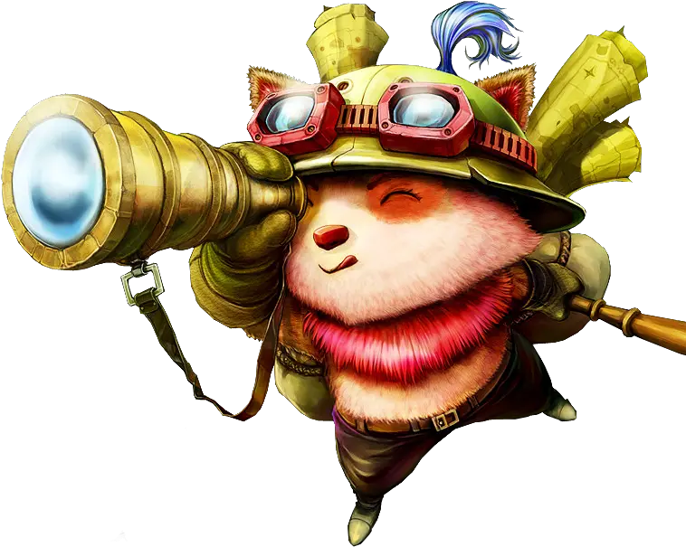 Classic Old Teemo Scout Splashart Png League Of Legends Teemo Png Teemo Png