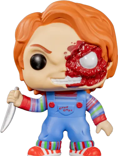 Pop Vinyl Childu0027s Play Chucky Battle Damage Funko Pop Chucky Png Chucky Png