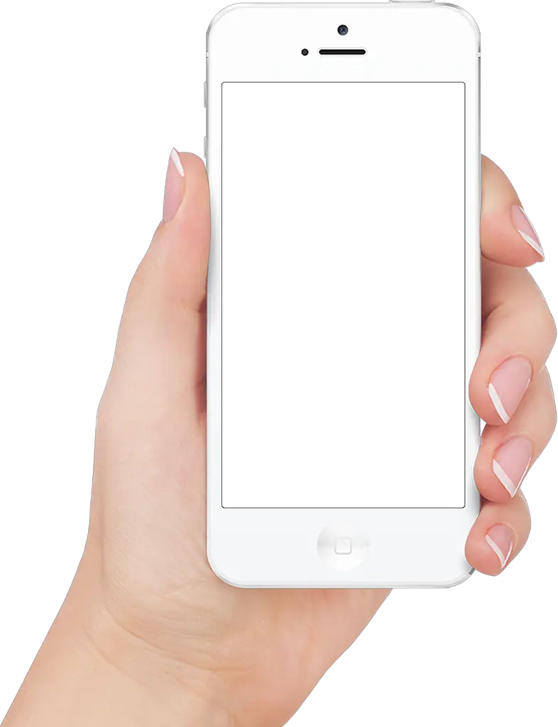 Hand Iphone Mockup Png