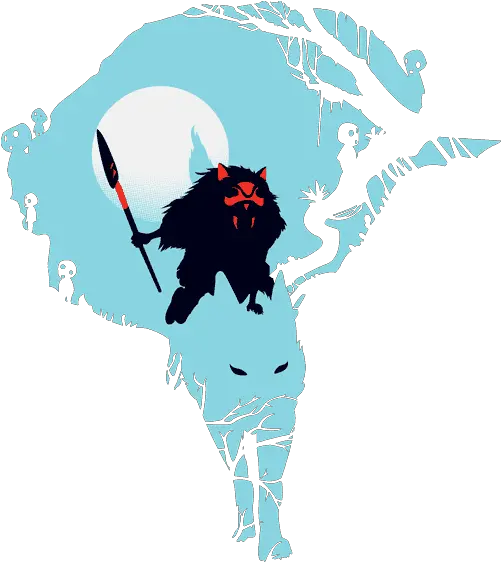 Princess Mononoke Studio Ghibli Shirt Princess Mononoke Svg Png Studio Ghibli Png