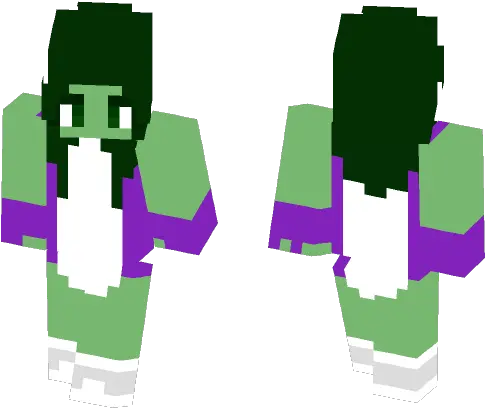 Download She Hulk Jennifer Marvel Minecraft Skin For Marvel Crystal Minecraft Skin Png She Hulk Png