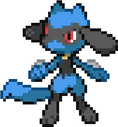 Aka Myself My Top 10 Favourite Pokemon Riolu Pixel Png Pikachu Gif Transparent