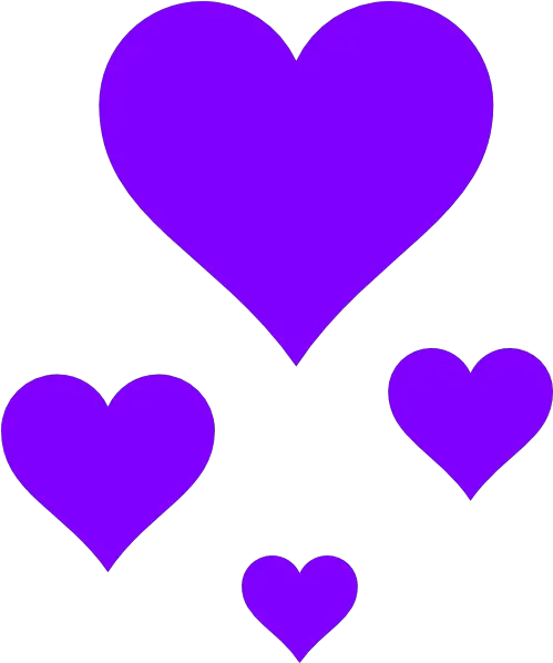 Download Hd Hearts Clip Art Blue Love Heart Png Small Purple Hearts Clipart Purple Heart Png