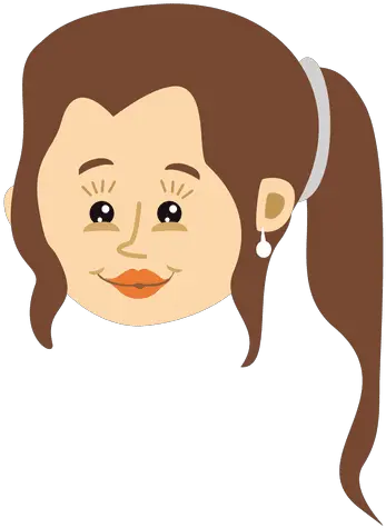 Cartoon Girl Head Transparent Png U0026 Svg Vector File Cabeza De Niña Animada Png Girl Cartoon Png