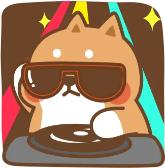 Discover U0026 Share This Tonton Friends Gif With Everyone You Kawaii Cute Gifs Dog Png Dancing Cat Gif Transparent