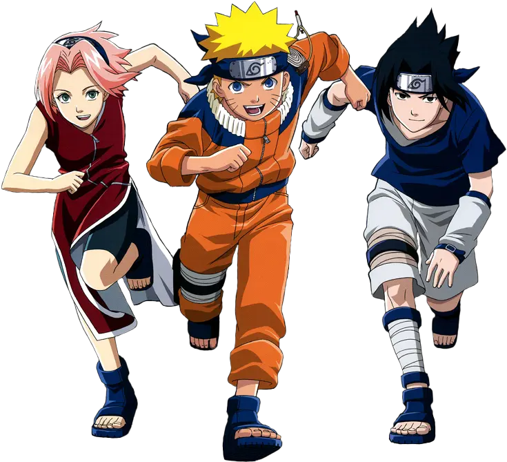 Naruto Team 7 Transparent Sasuke Y Naruto Png Naruto Transparent